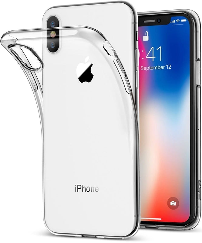 Apple iPhone XS Max Clear Gel Case - Shockproof & Scratch-Resistant Protective Cover for iPhone XS Max (6.5 Inch) - Perfect for Everyday Use, Travel & Outdoor Activities