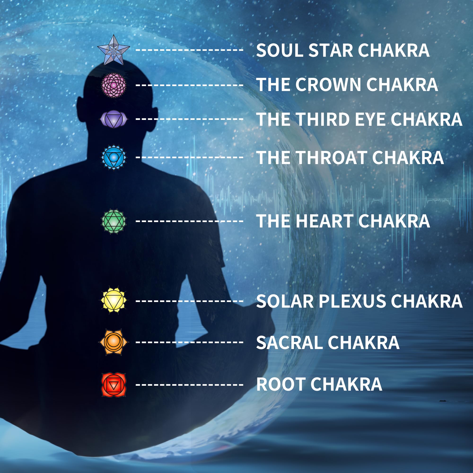 7 Chakra & Soul Purpose Weighted Tuning Forks Set for Healing & Sound Therapy - Includes Tuning Fork Activator & Gift Box - Perfect for Meditation, Energy Balancing & Holistic Wellness Practices