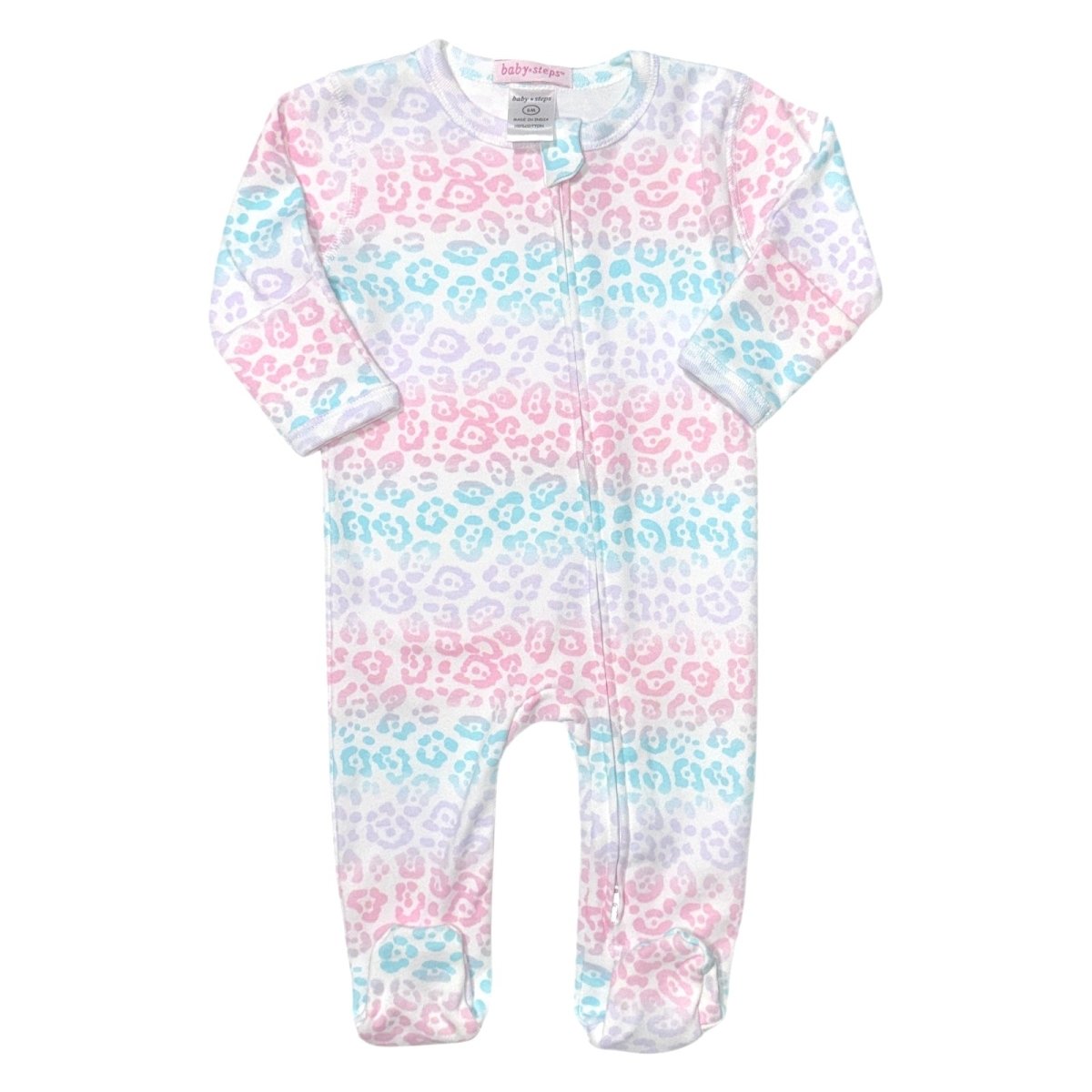 Rainbow Cheetah Footie Pajamas for Kids - Soft & Cozy Animal Print One-Piece Sleepwear for Boys & Girls - Perfect for Halloween, Birthday Parties & Sleepovers