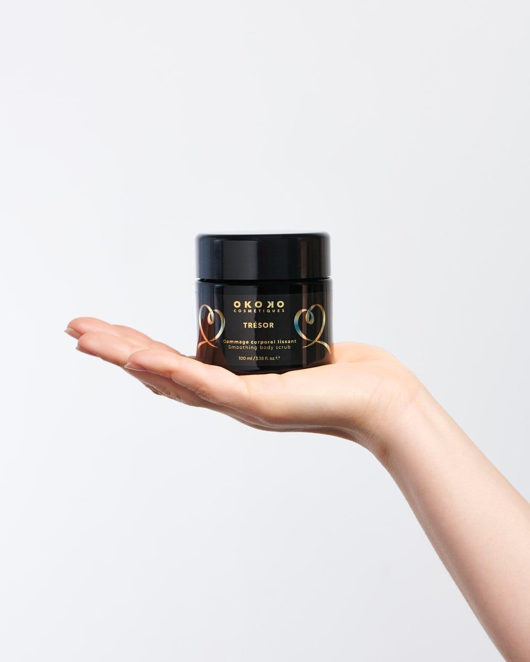 Trésor Exfoliating Body Scrub - Natural Skin Polish for Smooth & Glowing Skin | Perfect for Spa Day & Self-Care Routine