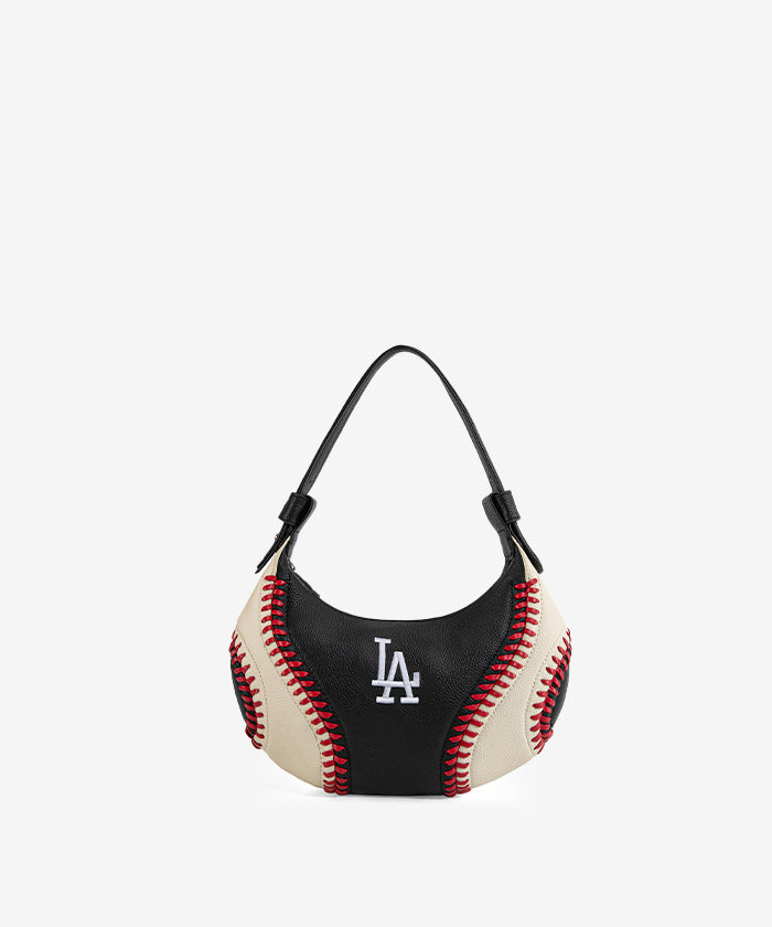 MLB Los Angeles Dodgers Crossbody Hobo Bag for Women - Stylish Shoulder Purse for Baseball Games, Travel & Daily Use