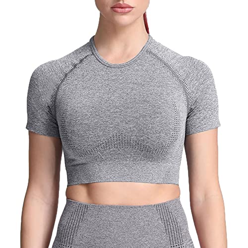 B Smoky Grey Marl (Crop Tops)
