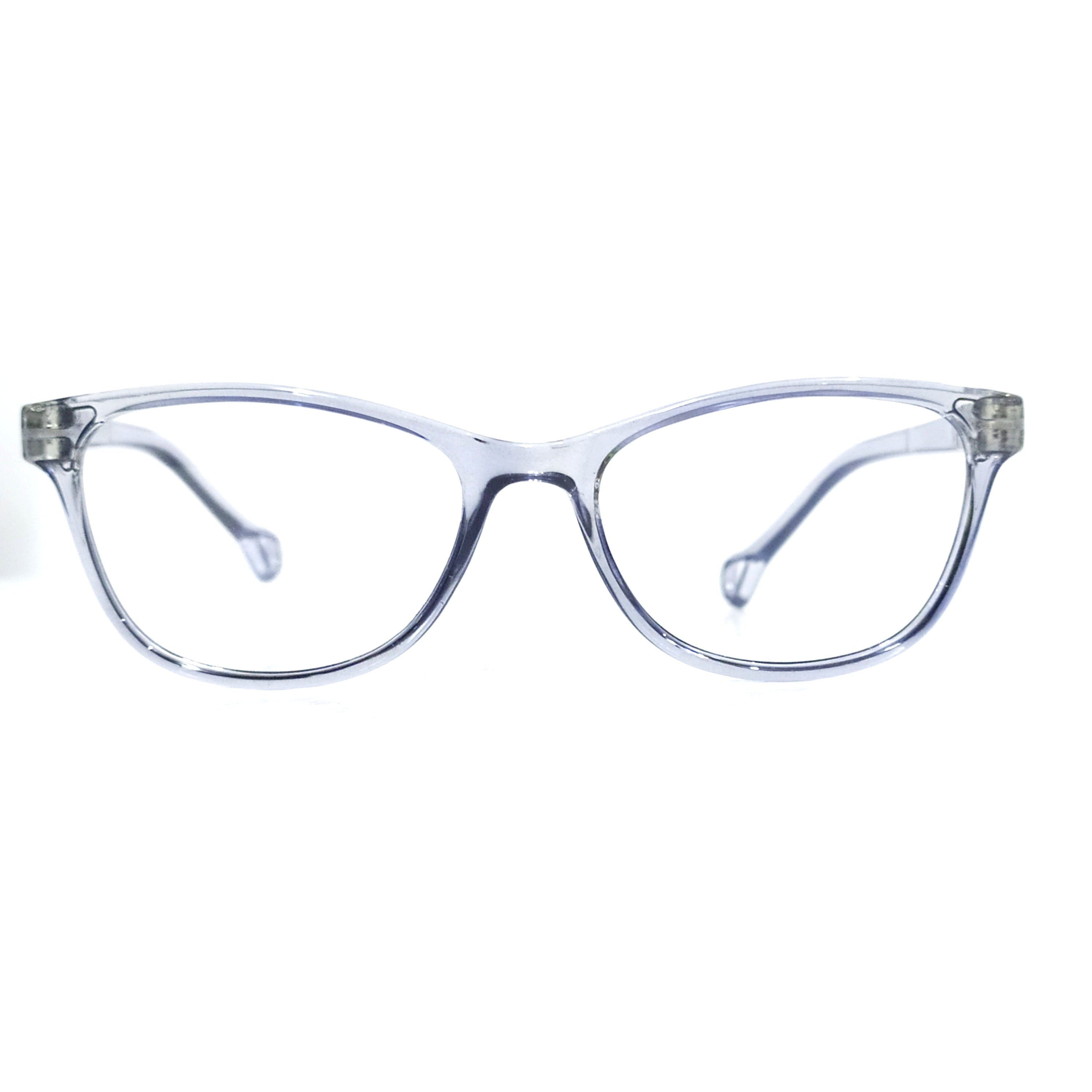 Transparent Grey Cat Eye Glasses for Kids 4-6 Years Old | Stylish & Durable Eyewear for School, Reading & Playtime