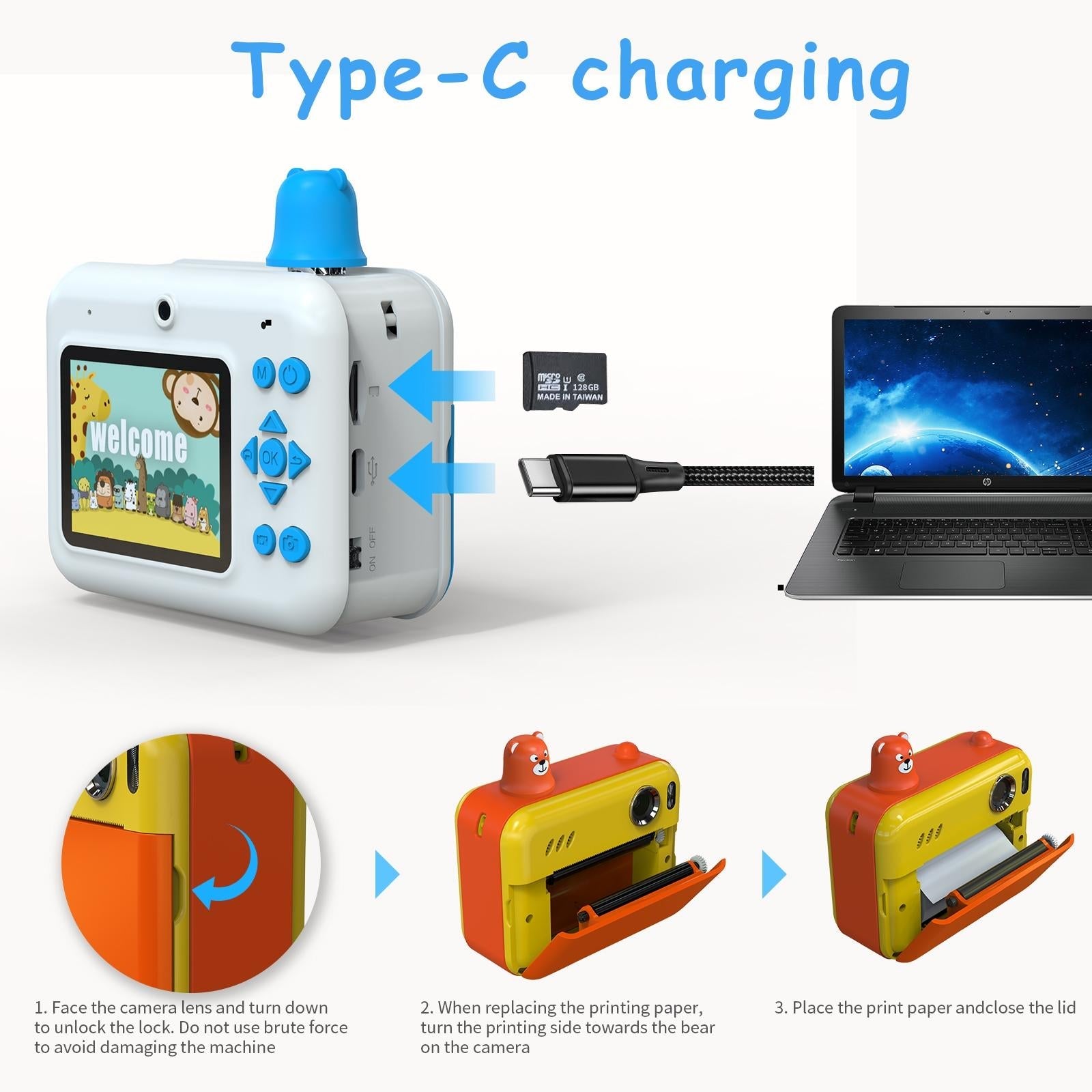 **1080P Kids Digital Camera with 2.36