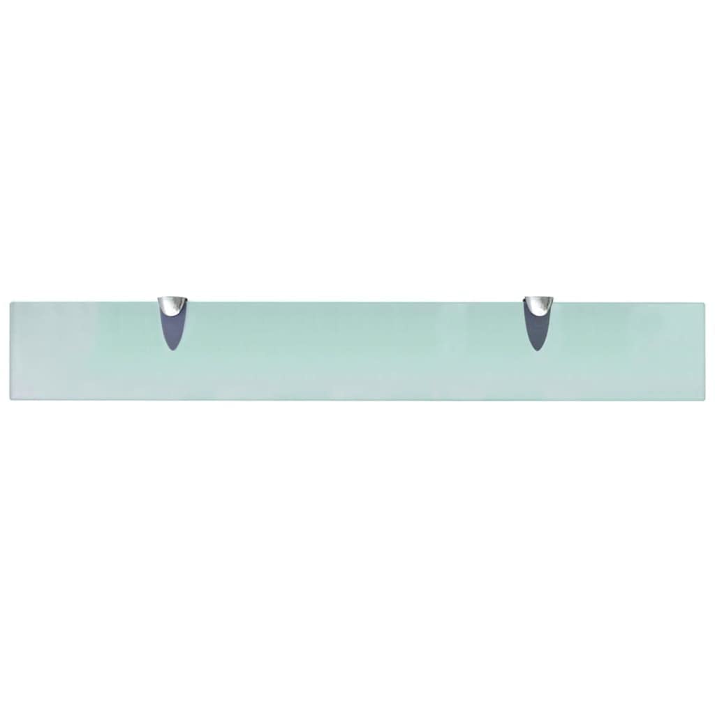 Premium Tempered Glass Floating Shelves - 2 Pack (27.6