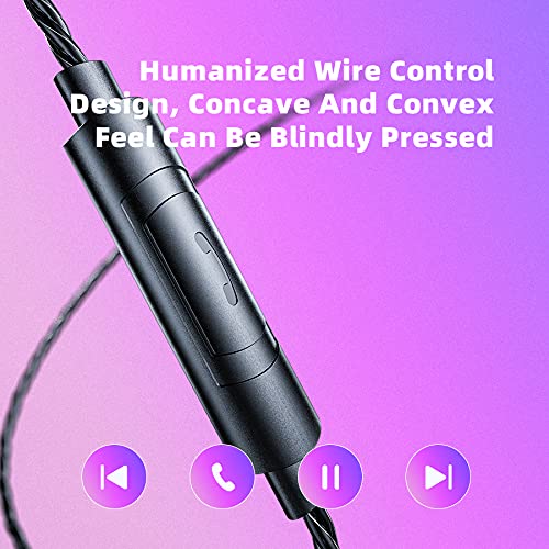 QKZ AK6 PRO HiFi Wired In-Ear Headphones with Detachable 3.5mm L-Shaped Gold-Plated Cable - Professional IEM Earphones for Gaming, Music, Studio Monitoring (Green) - Perfect for Competitive Gamers, Audiophiles & Music Producers