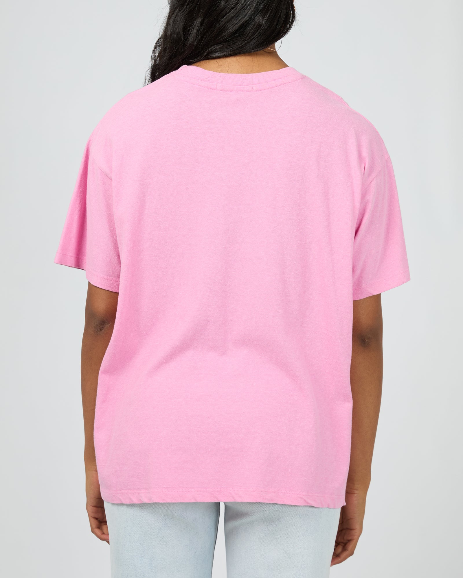 All About Eve Marseille Oversized Tee in Mauve | Soft Cotton Relaxed Fit Women's T-Shirt | Perfect for Casual Wear, Layering & Everyday Outfits