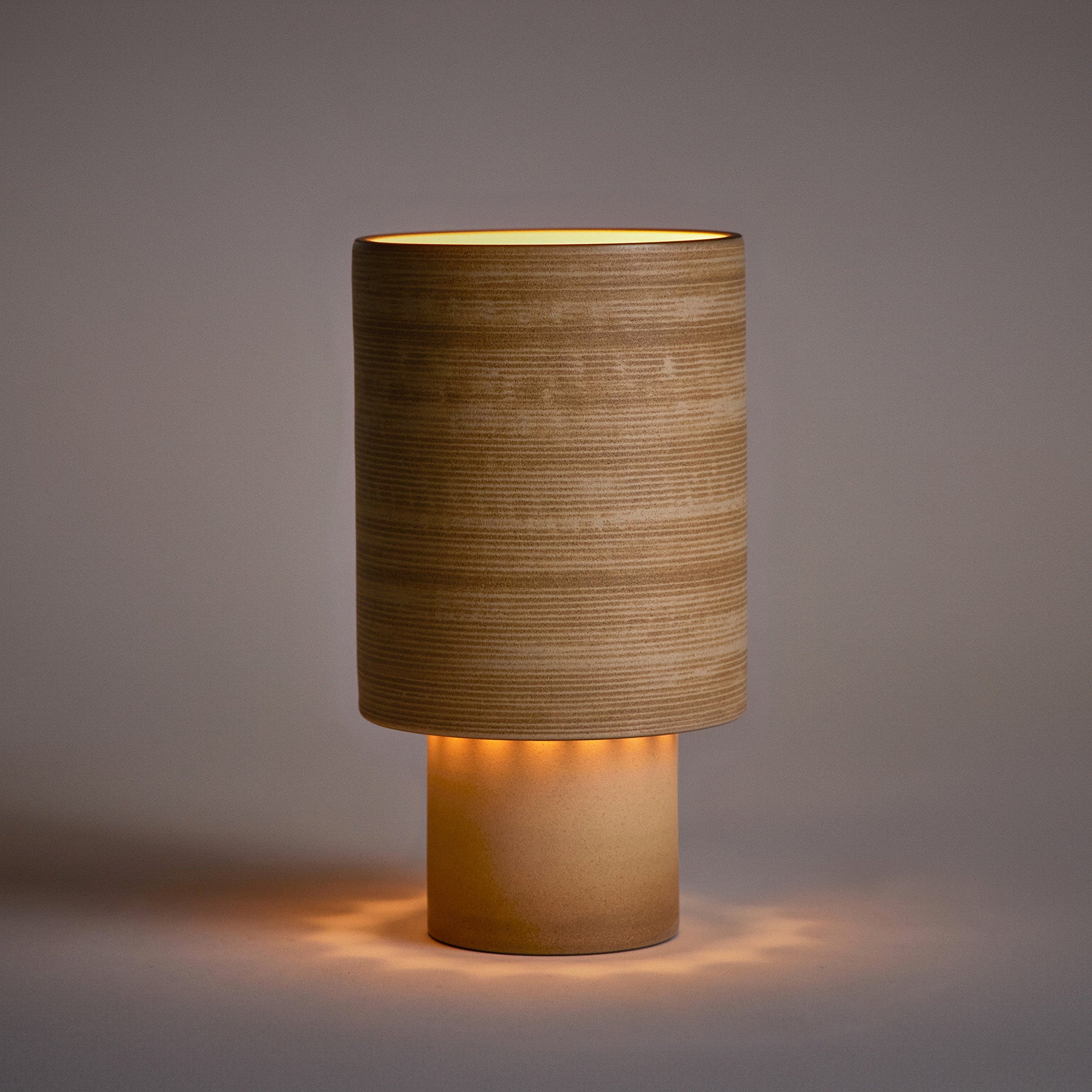 Hickory and Barley Stackable Small Table Lamp - Modern Nightstand or Desk Lighting for Bedroom, Office, Living Room