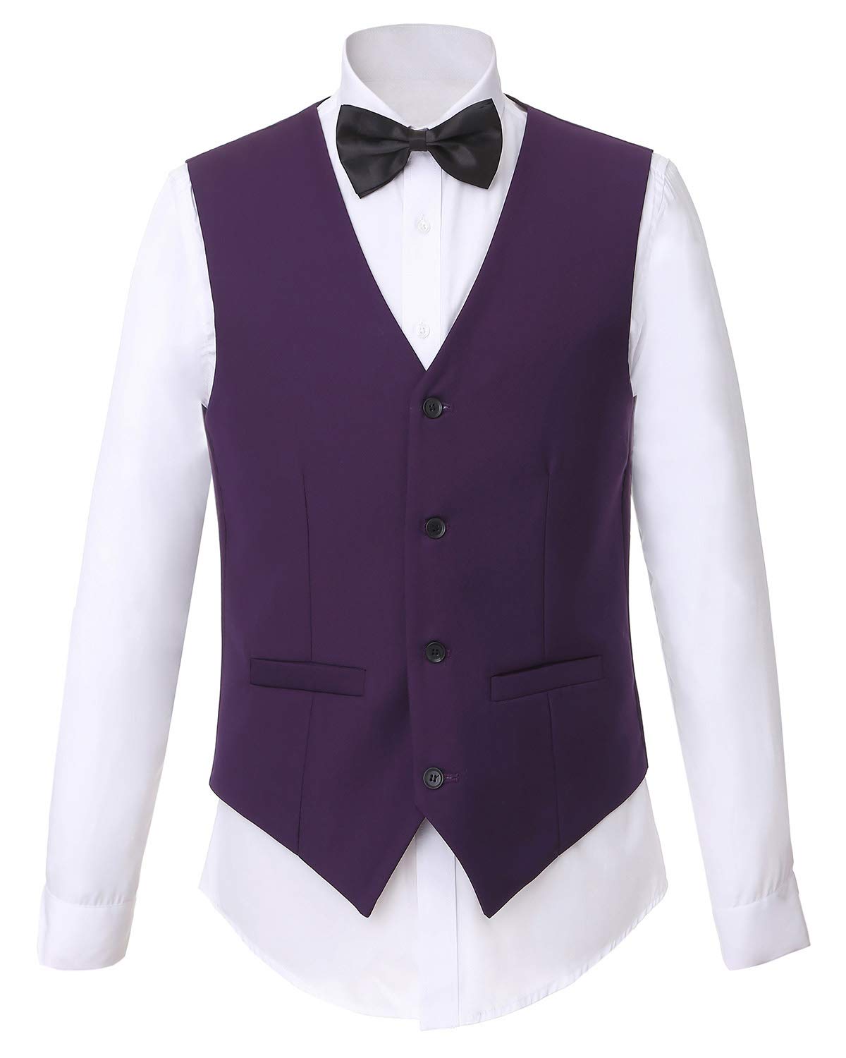 Premium Men's 3-Piece Business Suit Set - Single Breasted Peak Lapel Jacket with Vest & Dress Pants | Formal Office Wear, Wedding Attire & Professional Events