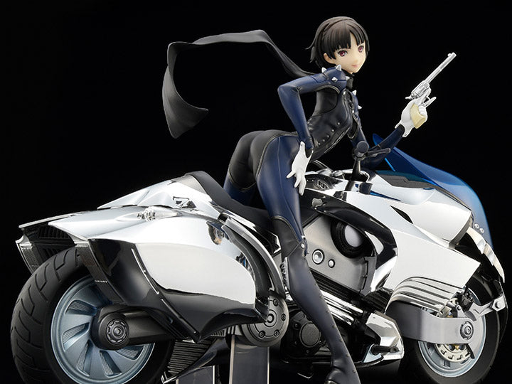 Amakuni 1/8 Scale Figure - Persona 5 Niijima Makoto Phantom Thief Ver. with Johanna Motorcycle (HJ 50th Anniversary Model) | Collectible Anime Statue for Display & Gaming Room Decor