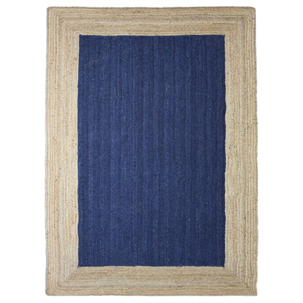 Handwoven Jute Braided Rug - Natural Eco-Friendly Floor Mat for Living Room, Bedroom, or Patio Decor