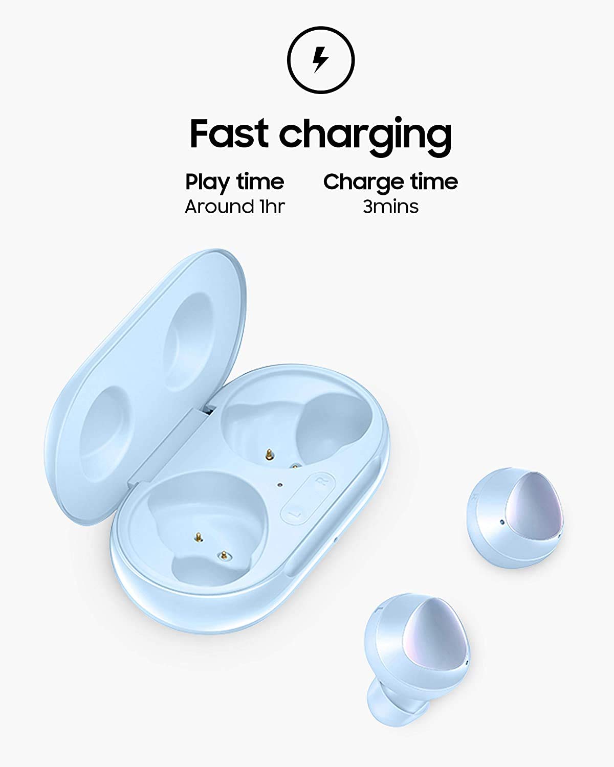 UrbanX Earbuds Plus - True Wireless Bluetooth Earbuds with Active Noise Cancellation, 30H Playtime, IPX5 Waterproof, Wireless Charging Case (Blue) | Perfect for Gym, Commuting & Work from Home