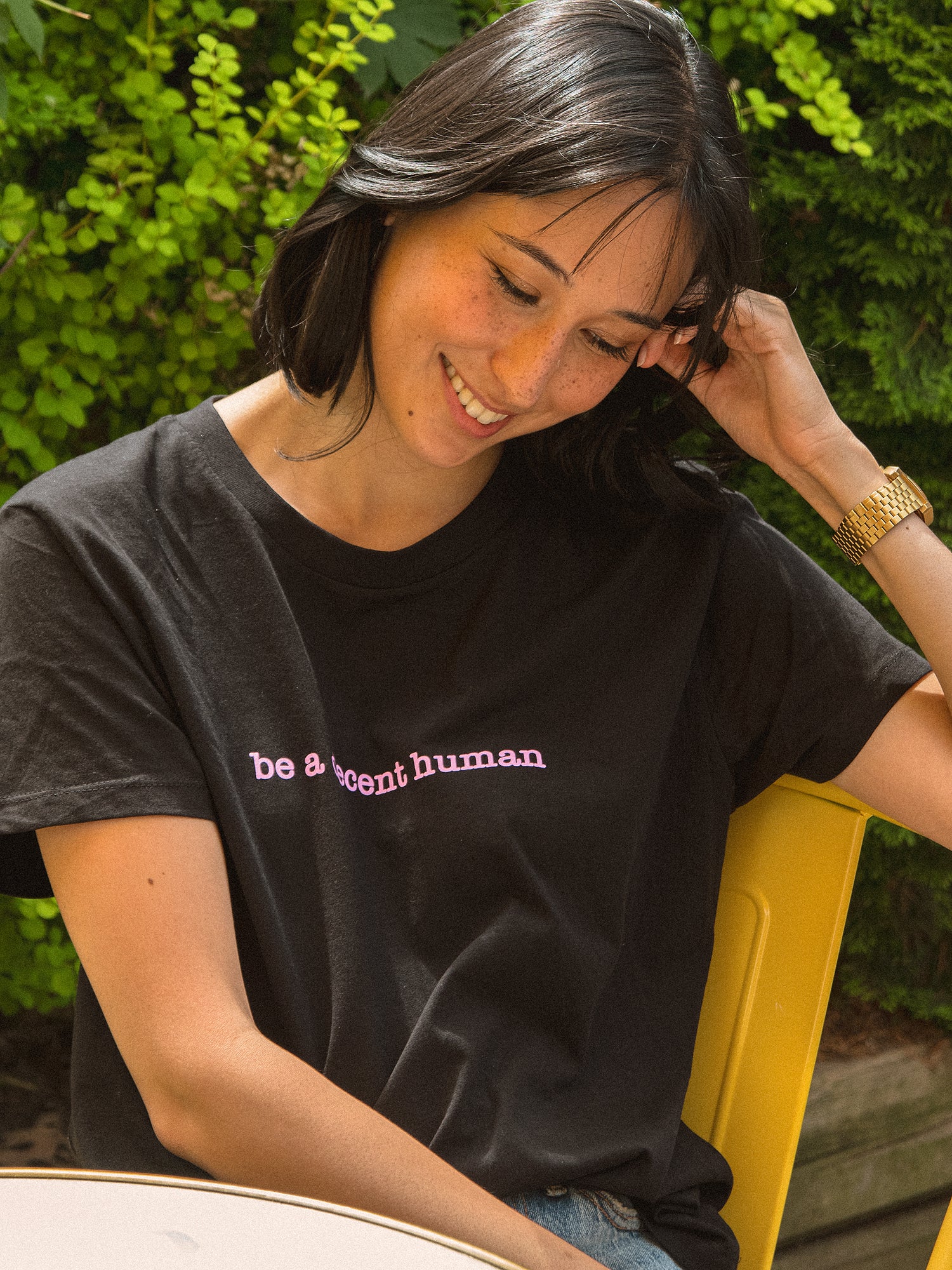 Barstool Sports 'Be A Decent Human' Funny BF T-Shirt - Men's Casual Graphic Tee for Everyday Wear & Gifts