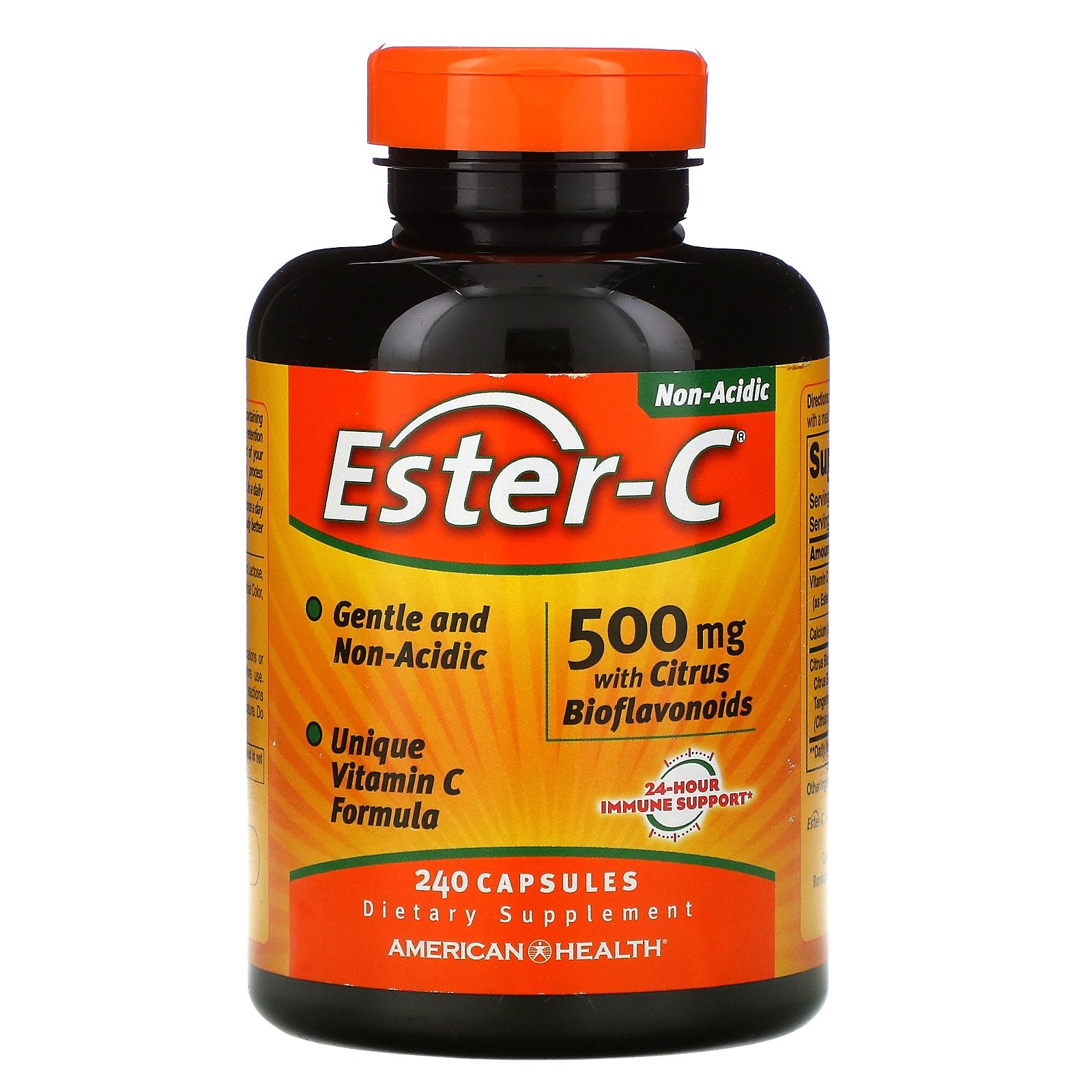 Ester C 500mg with Citrus Bioflavonoids - 120 Capsules | Premium Vitamin C Supplement for Immune Support & Antioxidant Benefits | Ideal for Daily Wellness & Cold Season Protection