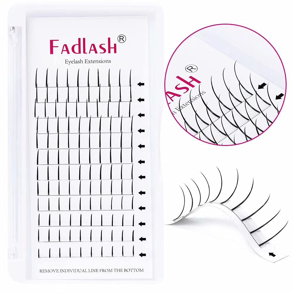 Premium Faux Mink Eyelash Extensions - Super Thick Wispy Spike Individual Lashes (D Curl 18mm) for Dramatic Volume & Length | Perfect for Weddings, Parties & Special Occasions
