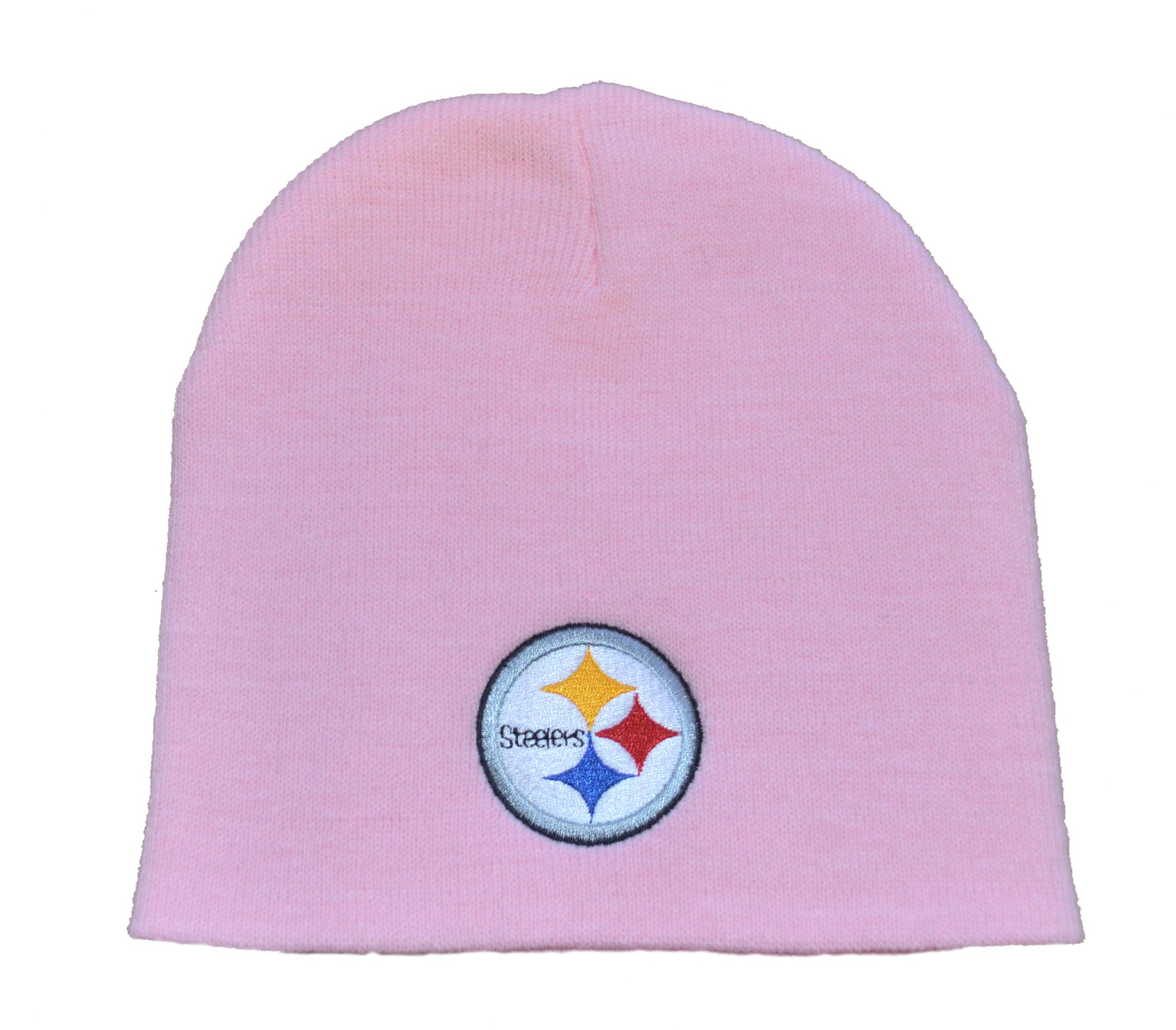 Reebok Women's Cuffless Beanie Hat - NFL Ladies Football Knit Skull Cap for Winter Sports & Outdoor Activities - Official NFL Team Logo Warm Fleece Lined Skull Cap for Women
