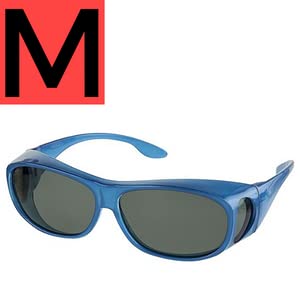 Medium Blue Frame With Smoke Lens