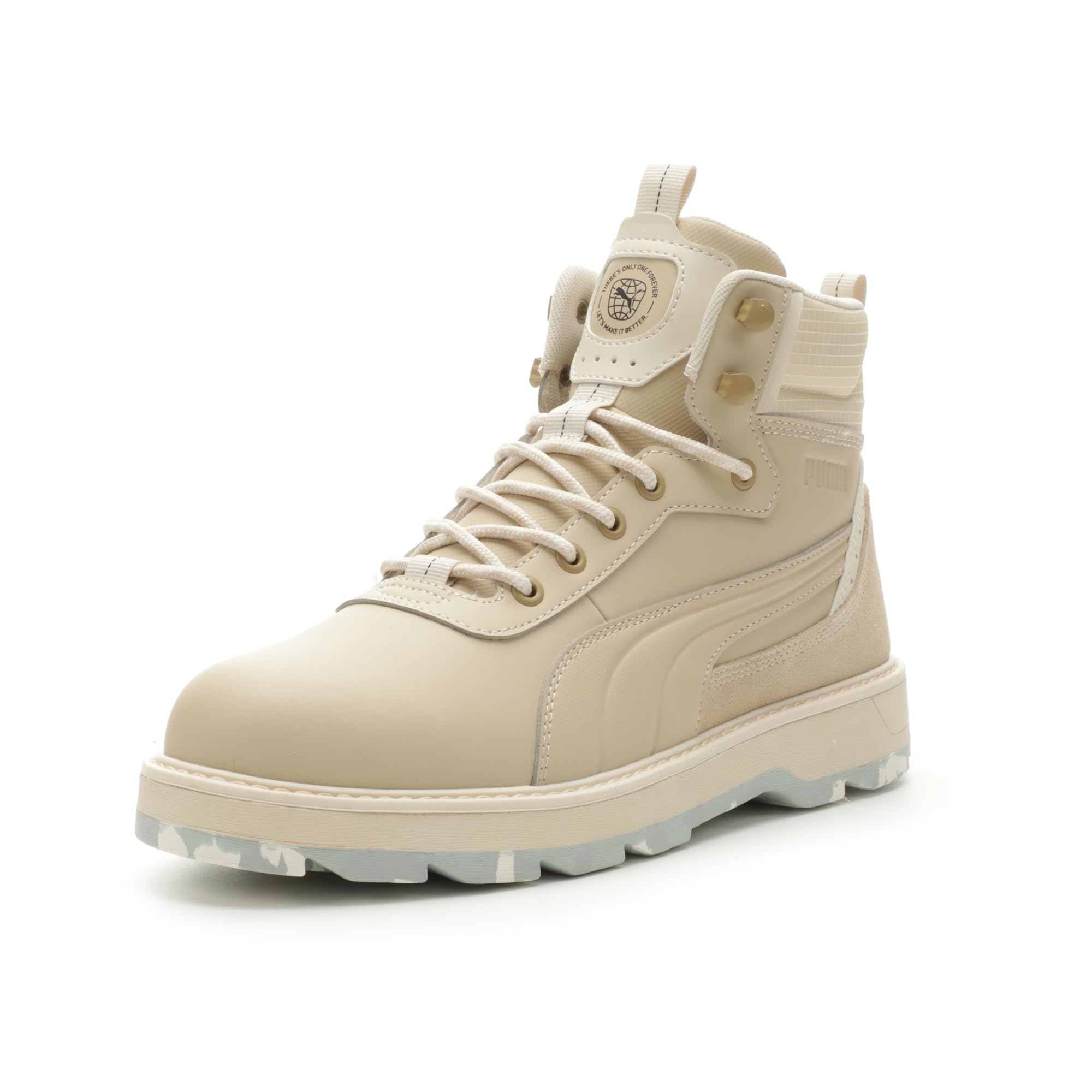 PUMA Men's Desierto V3 Boots - Gray Hiking Shoes for Outdoor Adventures