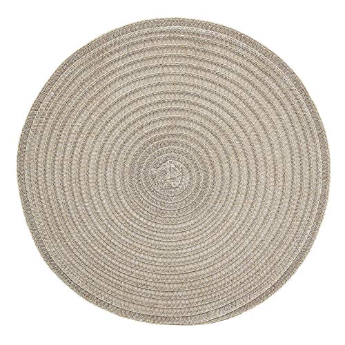 B. Vivai, Round Taupe Brown
