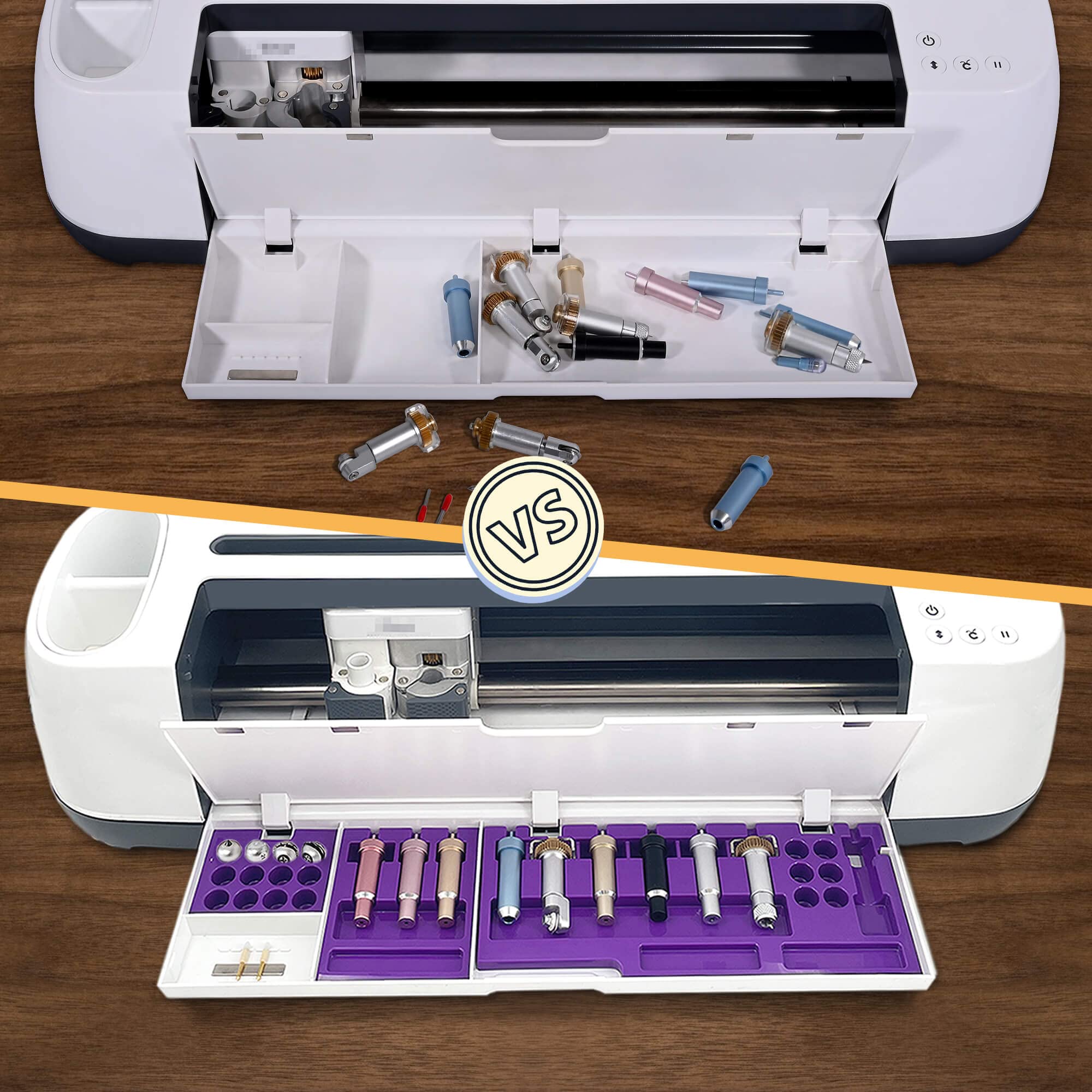 Cricut Maker 3 & Maker Blade Storage Organizer - Purple Drawer Insert for Blades, Quickswap Tips & Accessories | Perfect for Craft Rooms & DIY Projects (Blades & Housing Not Included)