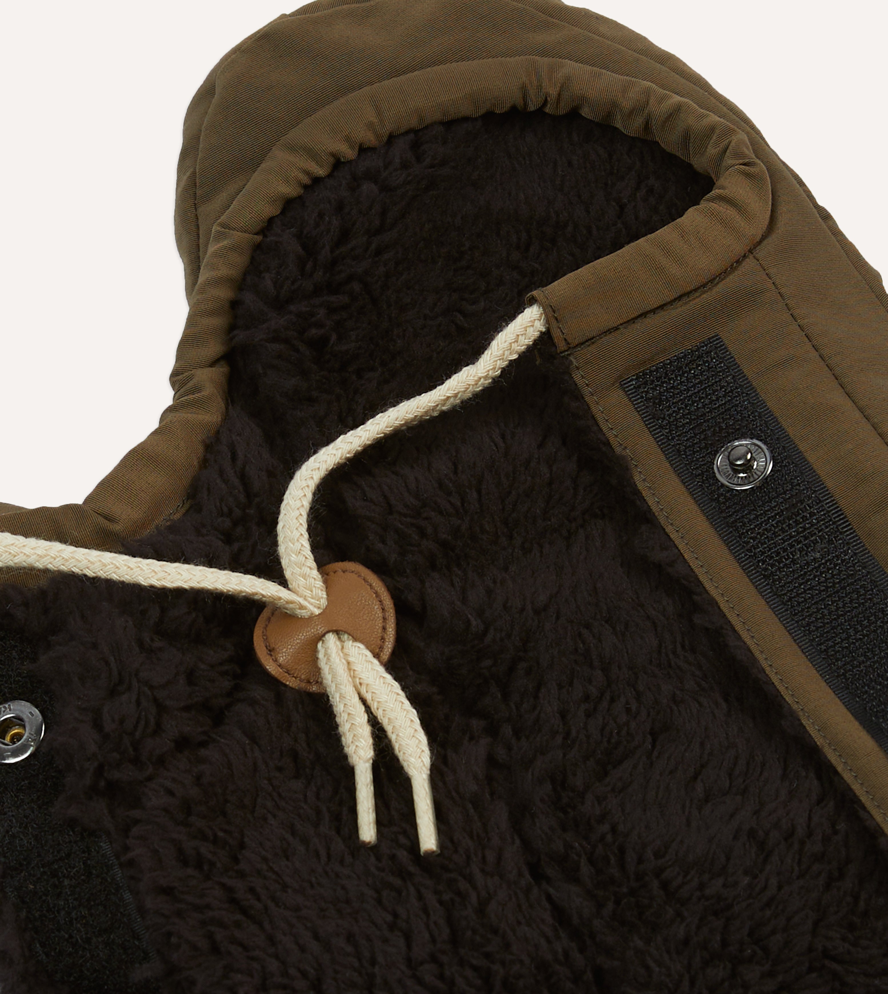 Elmer Khaki Down Mittens - Warm Winter Gloves for Men & Women - Perfect for Skiing, Snowboarding & Outdoor Activities