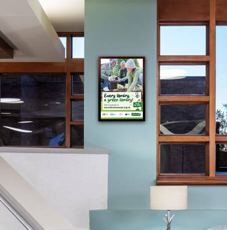 9x12 Wood Poster Frames - Premium Quality SwingFrame for Wall Art, Photos & Prints - Perfect for Home, Office & Gallery Decor