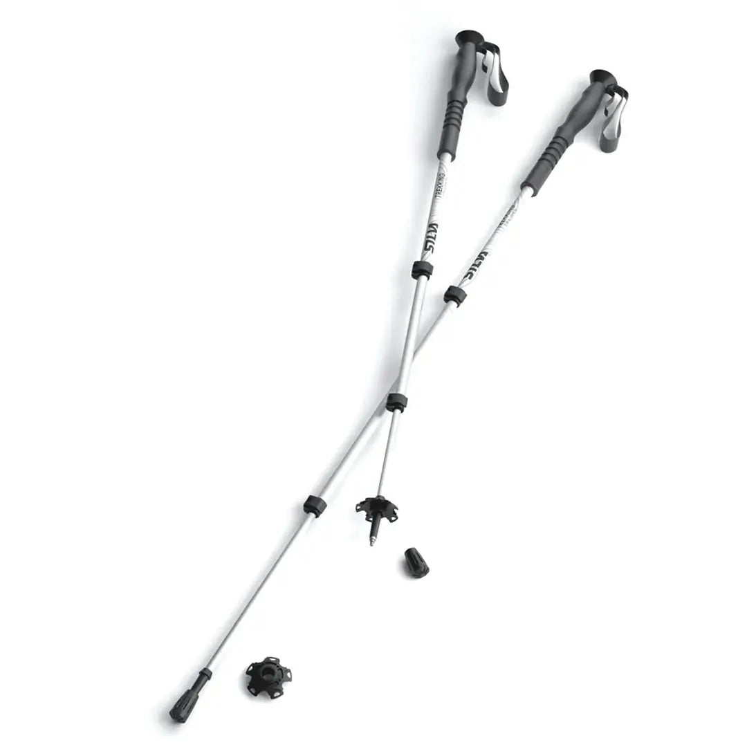 Premium Silva Trekking Poles - Lightweight Adjustable Hiking Sticks for Men & Women - Perfect for Backpacking, Trail Running & Mountain Climbing
