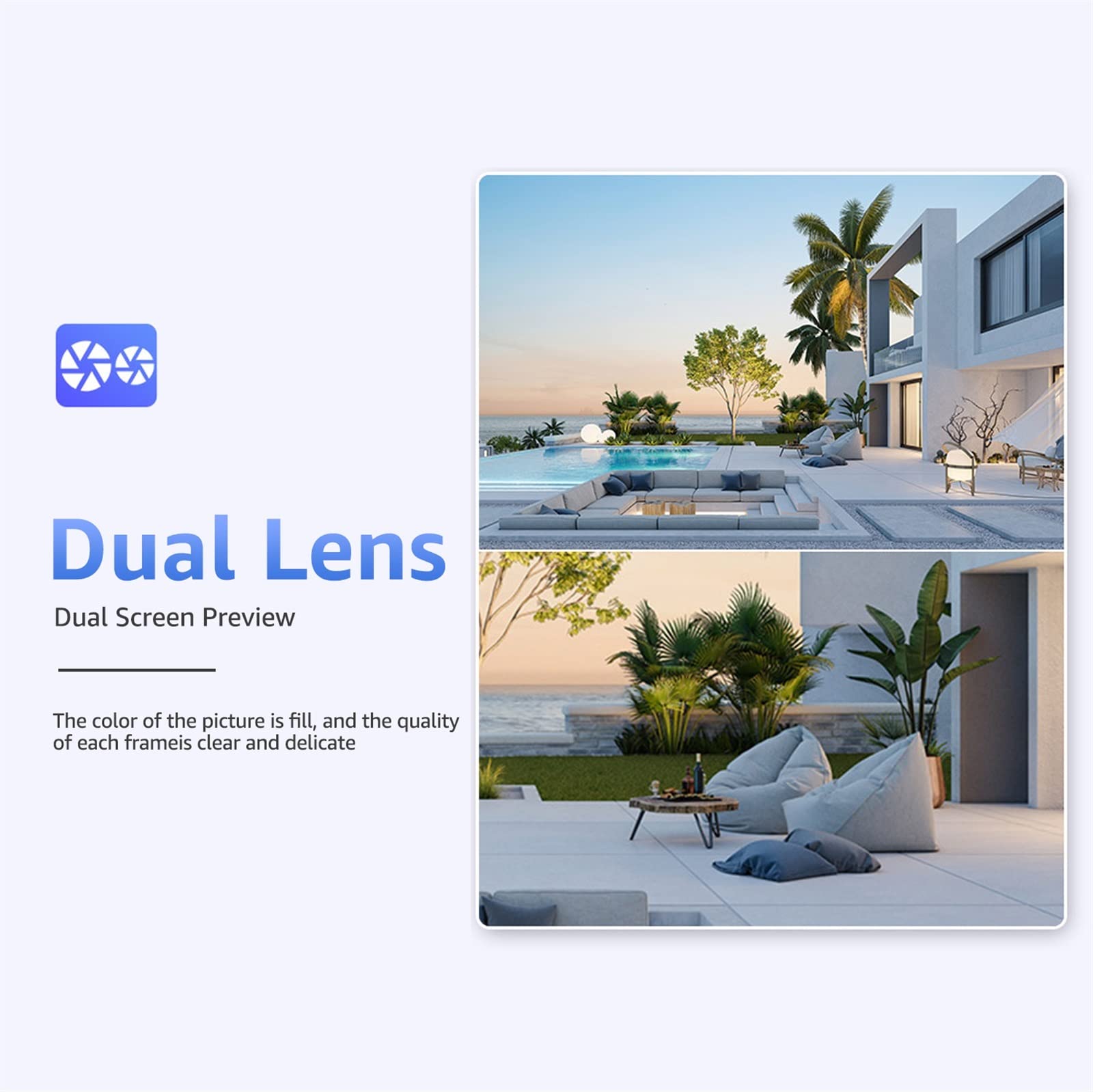 MEIVIYA 4K 8MP Solar Security Camera Outdoor - 360° PTZ with 10X Zoom, 4G SIM/WiFi Connectivity, Human Detection & Color Night Vision (4G 10X Zoom 32GB) - Ideal for Home Security, Yard Monitoring & Property Protection