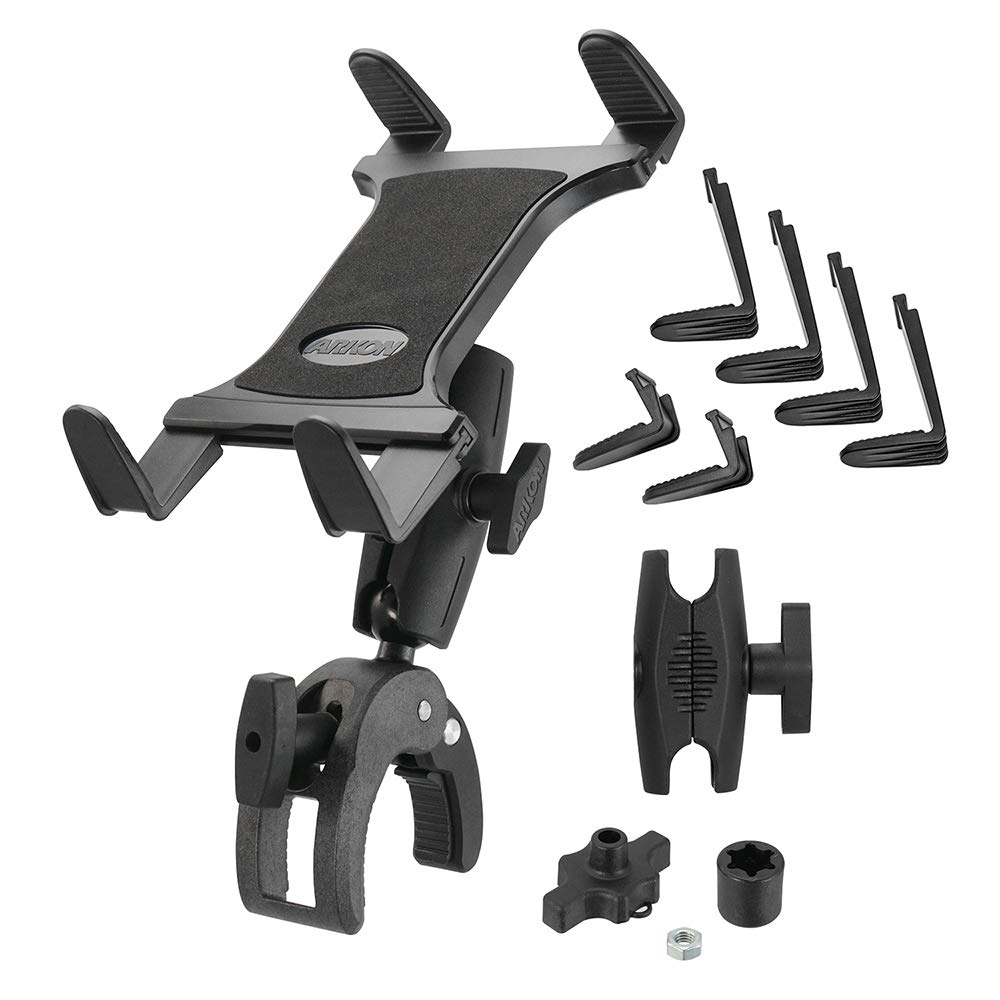 ARKON Heavy Duty Tablet Mount with Secure Locking Knob - Retail Black - Perfect for Car, Truck, and Office Use