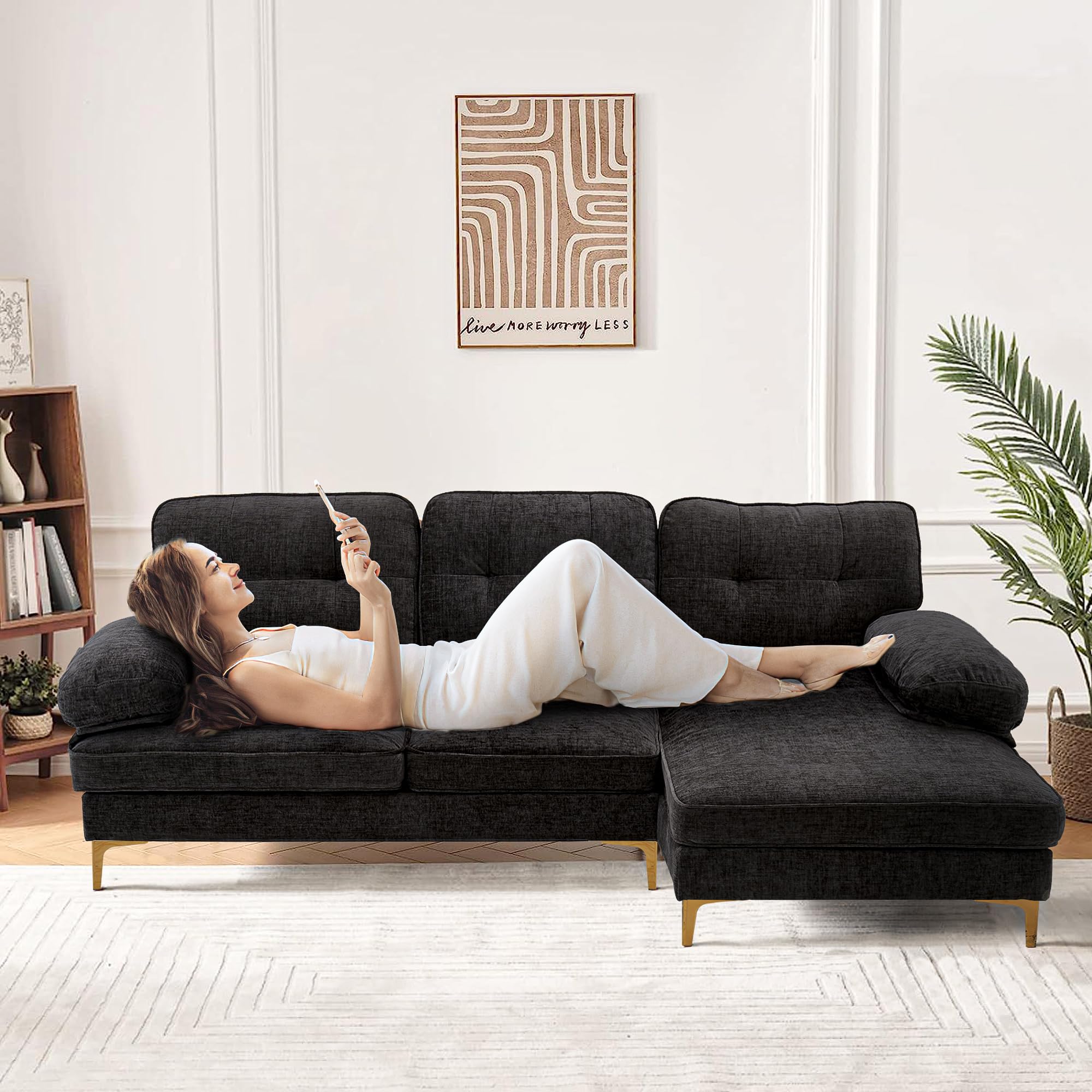 L-Shaped Sectional Sofa 85