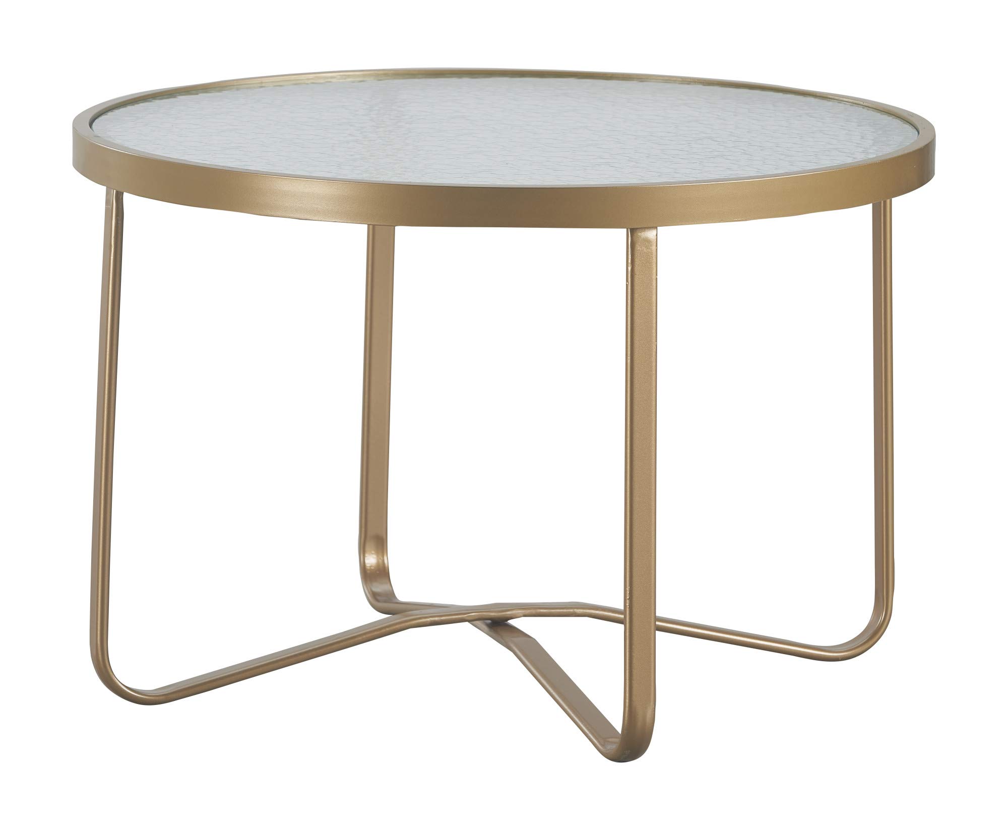 Elle Decor Modern Mirabelle Outdoor Patio Modular Furniture Set - White or Gold Frame with Coffee Table - Perfect for Garden, Poolside & Backyard Relaxation