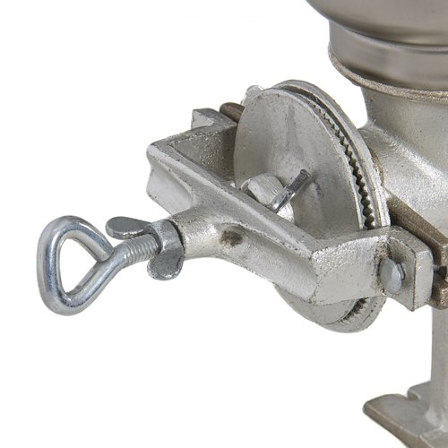 Premium Cast Iron Corn Grinder - Heavy Duty Wheat Grain & Nut Mill for Home Kitchen - Perfect for Baking, Brewing & Homemade Flour Preparation