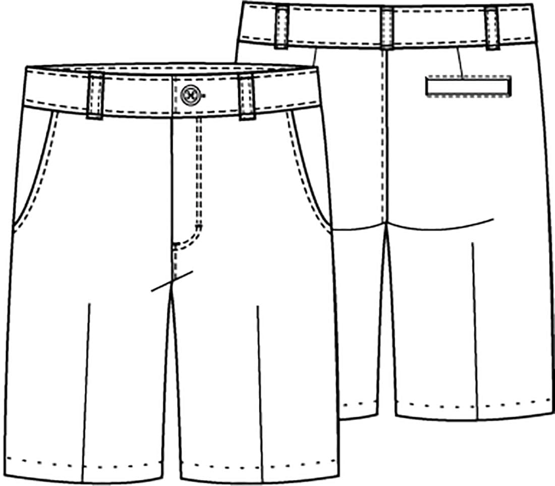 Best Unisex Flat Front School Shorts for Classroom Uniforms - Comfortable & Durable for Daily Wear