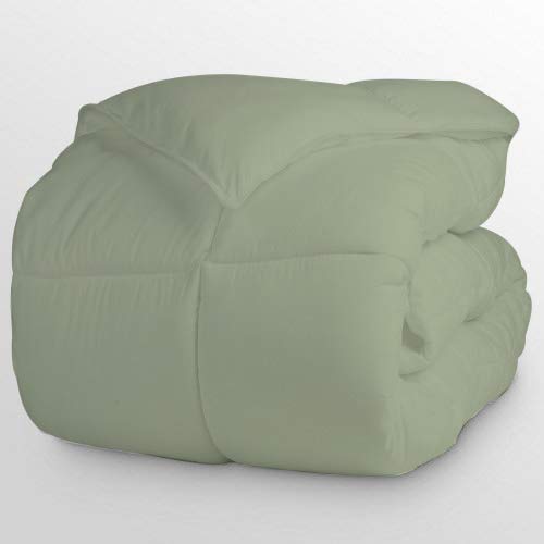 Premium 400GSM 800 Thread Count 100% Egyptian Cotton V-Berth Boat Comforter - Universal Fit for Marine Beds, Sage Green Solid Color - Perfect for Yachts, Sailboats & RV Sleeping Comfort