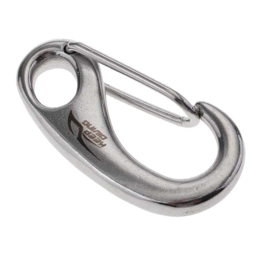Colaxi 316 Stainless Steel Snap Hook Clip Lobster Clasp - Heavy Duty Diving Gear for Scuba, Keychains & Outdoor Activities