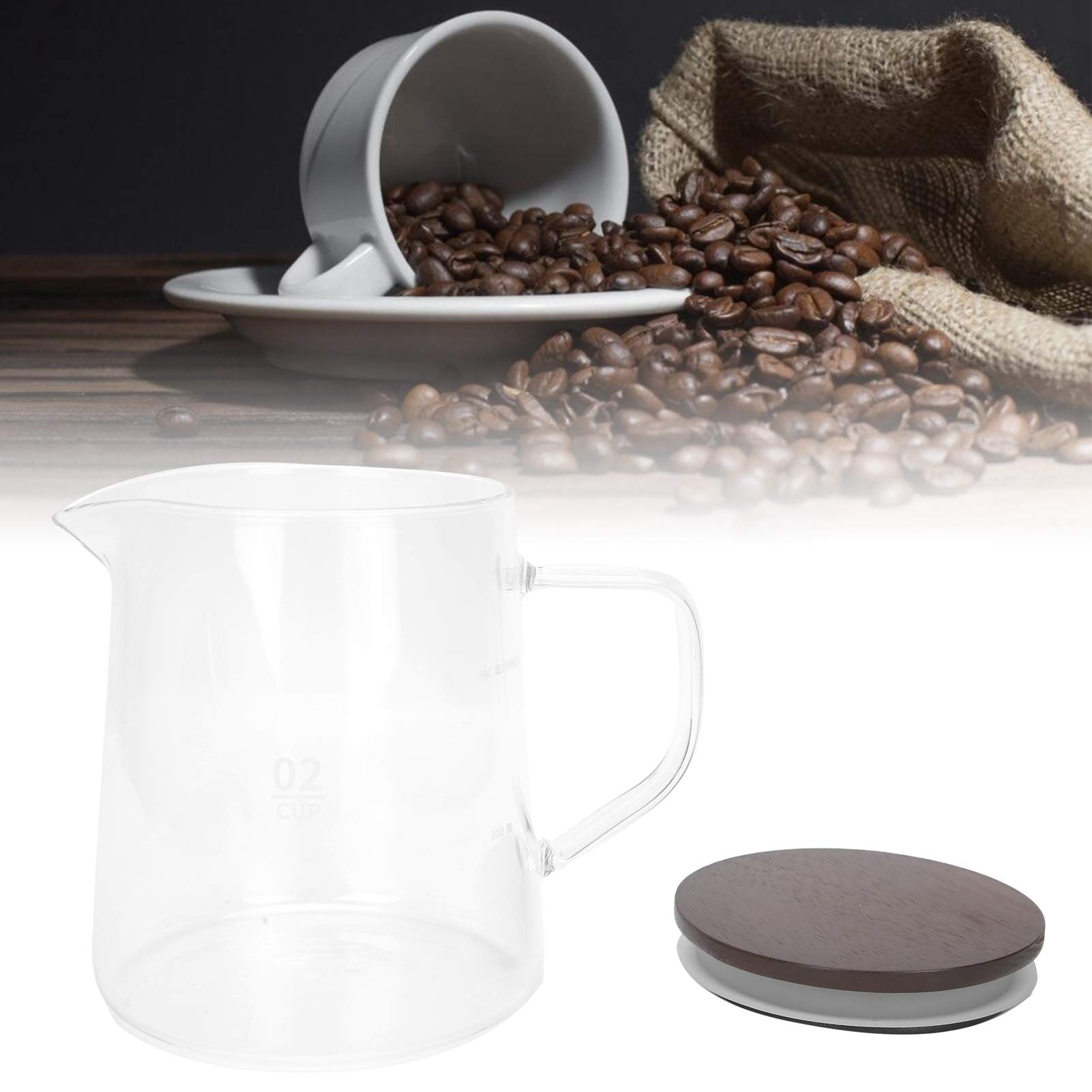 Premium Heat-Resistant Glass Coffee Maker & Tea Kettle with Insulated Handle - Leak-Proof Lid, Durable Coffee Pot for Home, Office & Camping Use - Perfect for Brewing Coffee, Tea & Hot Beverages