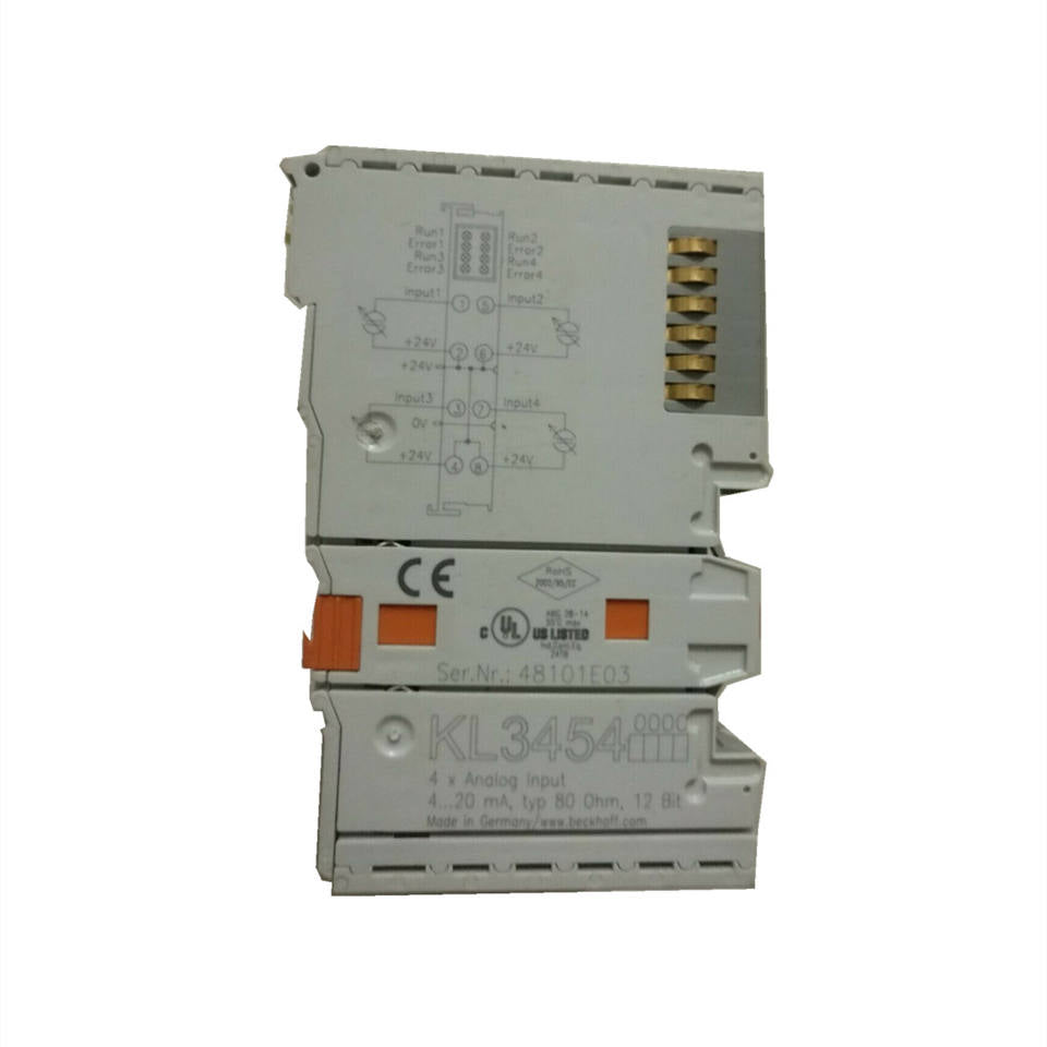 Beckhoff KL3454 PLC Analog Input Module - Industrial Automation Control for Manufacturing & Process Monitoring