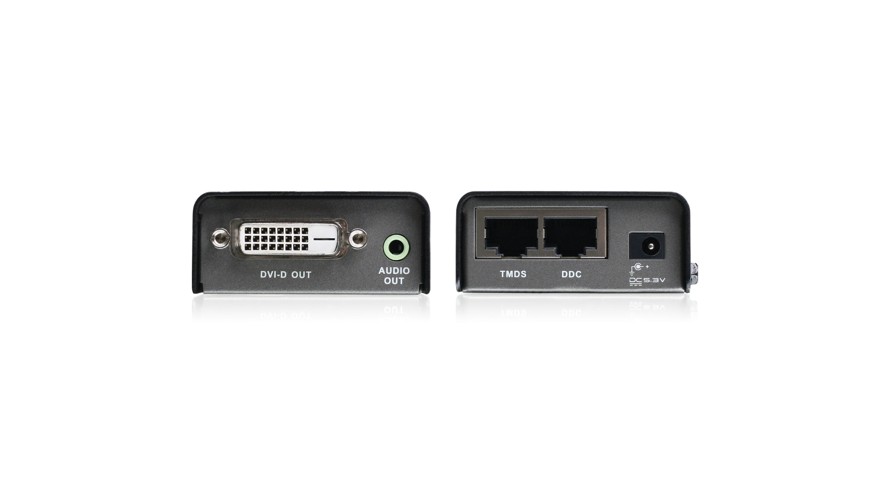 DVI D CAT5e/6 Extender with Stereo Audio - 4K Video & Digital Audio Transmission Over Ethernet - Perfect for Home Theater, Conference Rooms & Gaming Setups