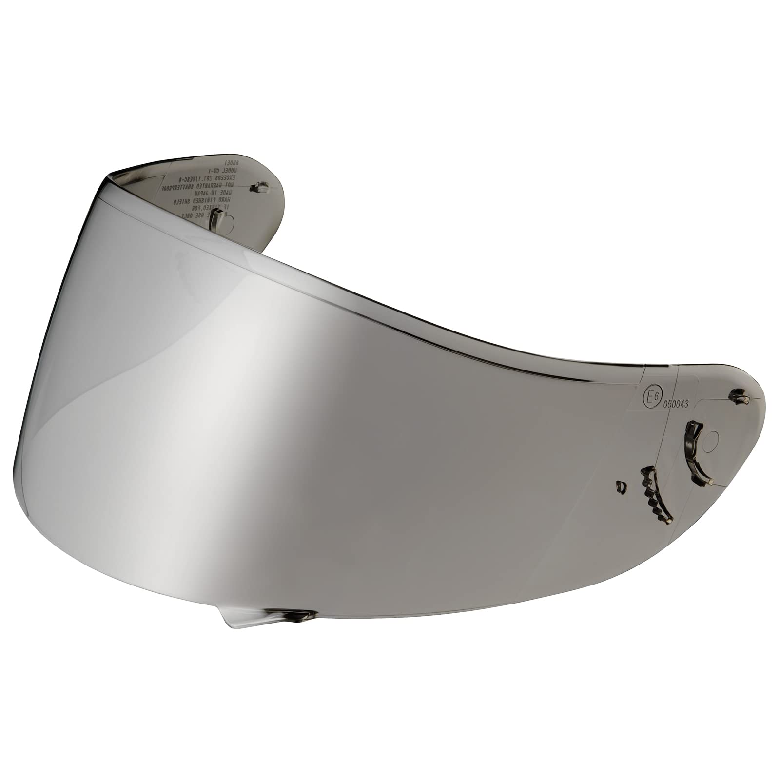 Shoei Pinlock CW-1 Anti-Fog Face Shield for Motorcycle Helmets - Spectra Chrome Lens, Universal Fit - Perfect for Night Riding & All-Weather Protection