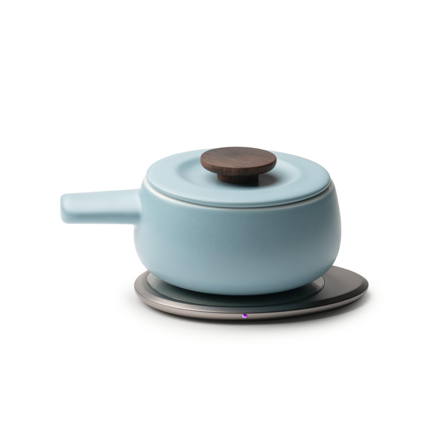 Self-Heating Fondue Set for Cheese & Chocolate - Moonmist Blue - Perfect for Parties, Date Nights & Family Gatherings