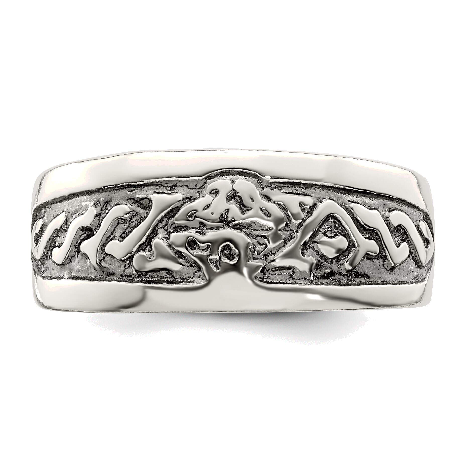 Sterling Silver Antiqued Ring Size 6 - Elegant Jewelry for Everyday Wear