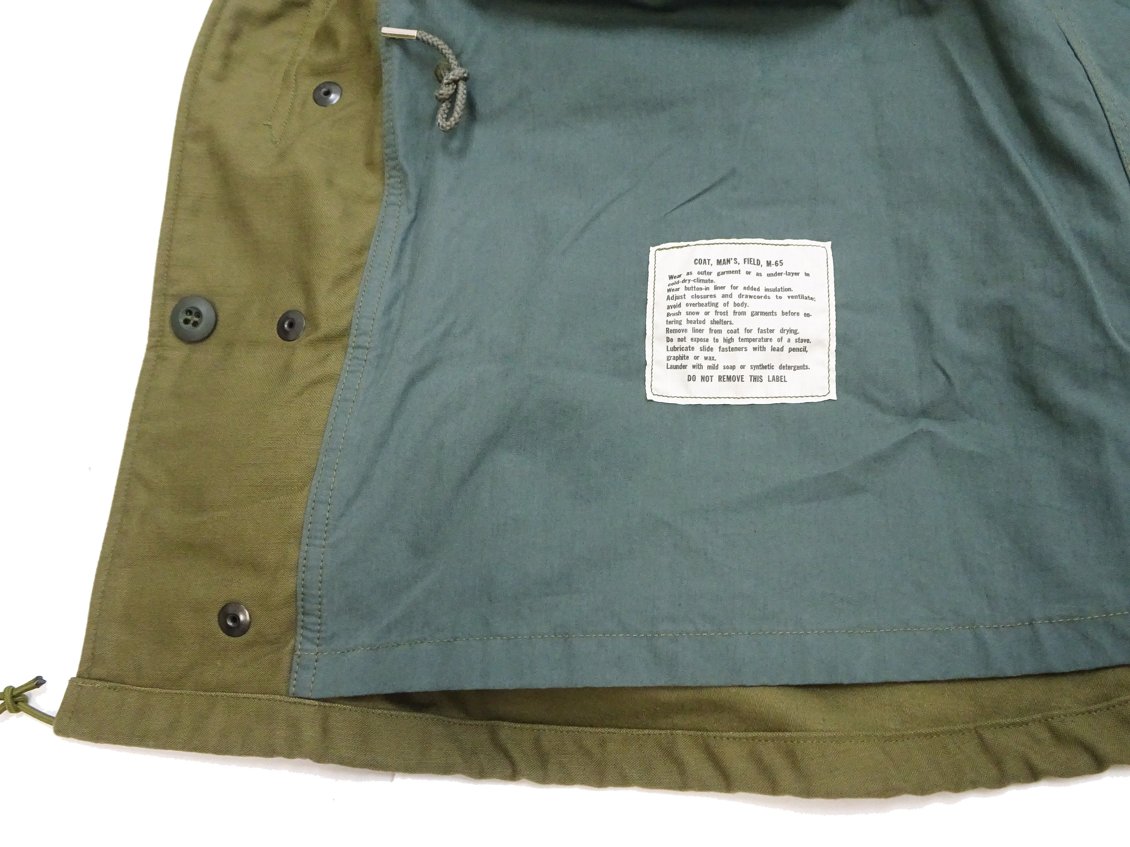 Buzz Rickson Men's M-65 Field Jacket - Military Style Olive Drab Coat BR15408 | Durable Outdoor Wear for Camping, Hiking & Urban Fashion