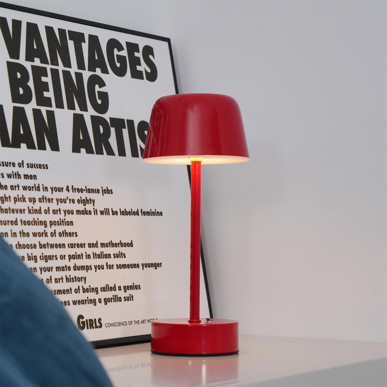 Nico LED Table Lamp - Modern Adjustable Night Light for Bedroom, Office, Study - Warm White & Cool White Dimmable Desk Lamp with USB Port - Perfect for Reading, Working, and Relaxing