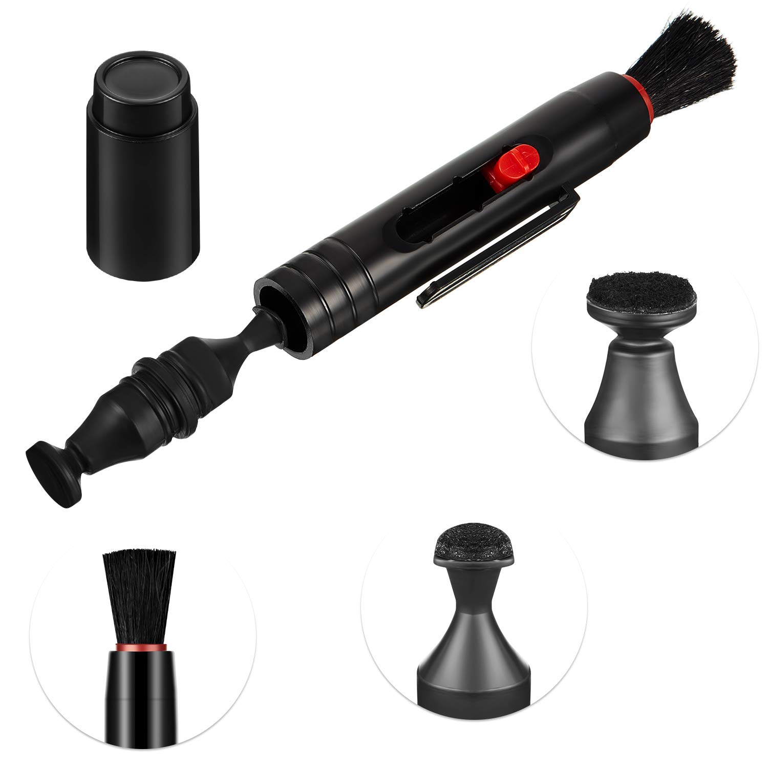 3-Piece Multifunction Lens Cleaning Pen Set - Camera Lens Brush for DSLR, Telescope, Phone & Screen Cleaning - Perfect for Photographers, Stargazers & Tech Enthusiasts