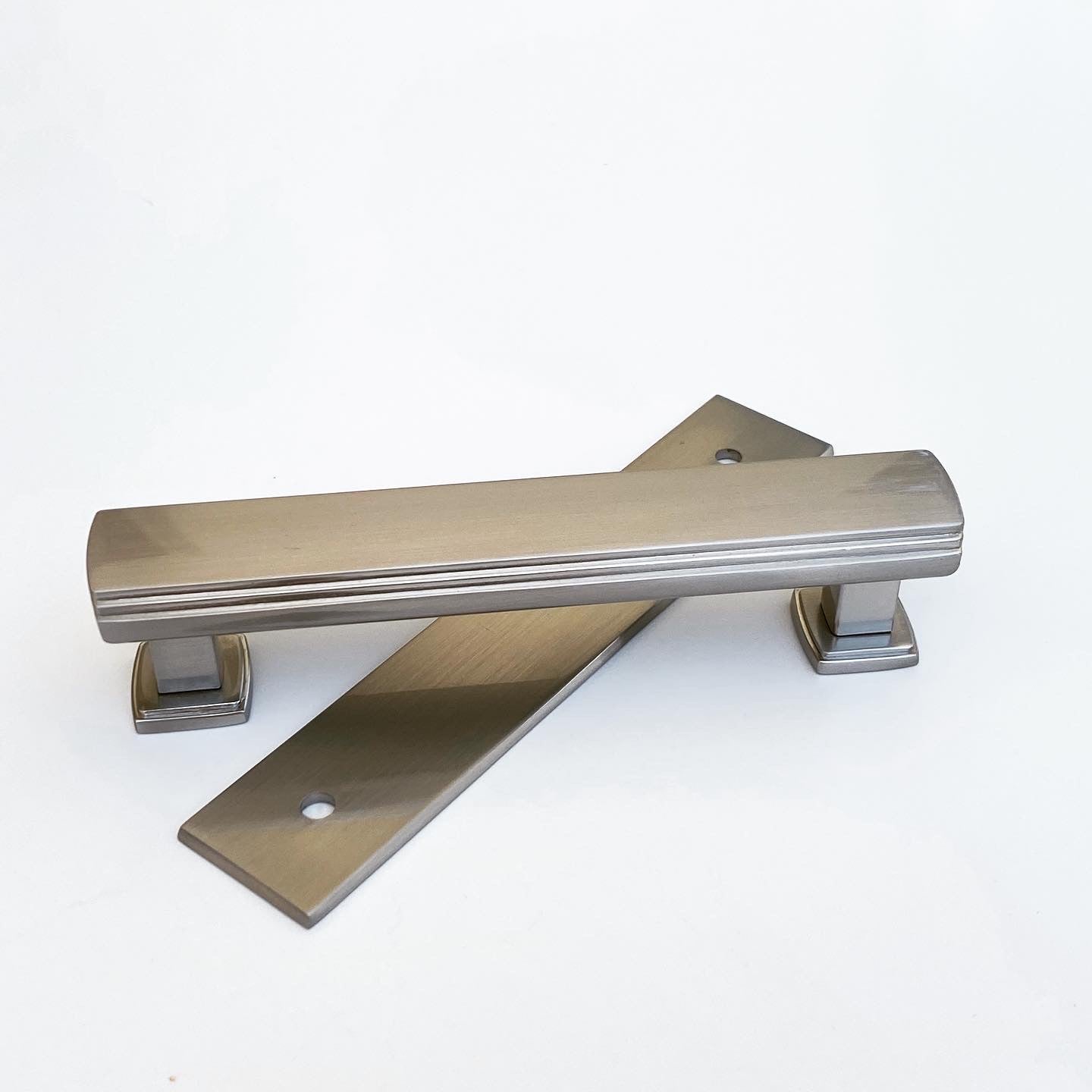 Vintage Satin Nickel Square 4