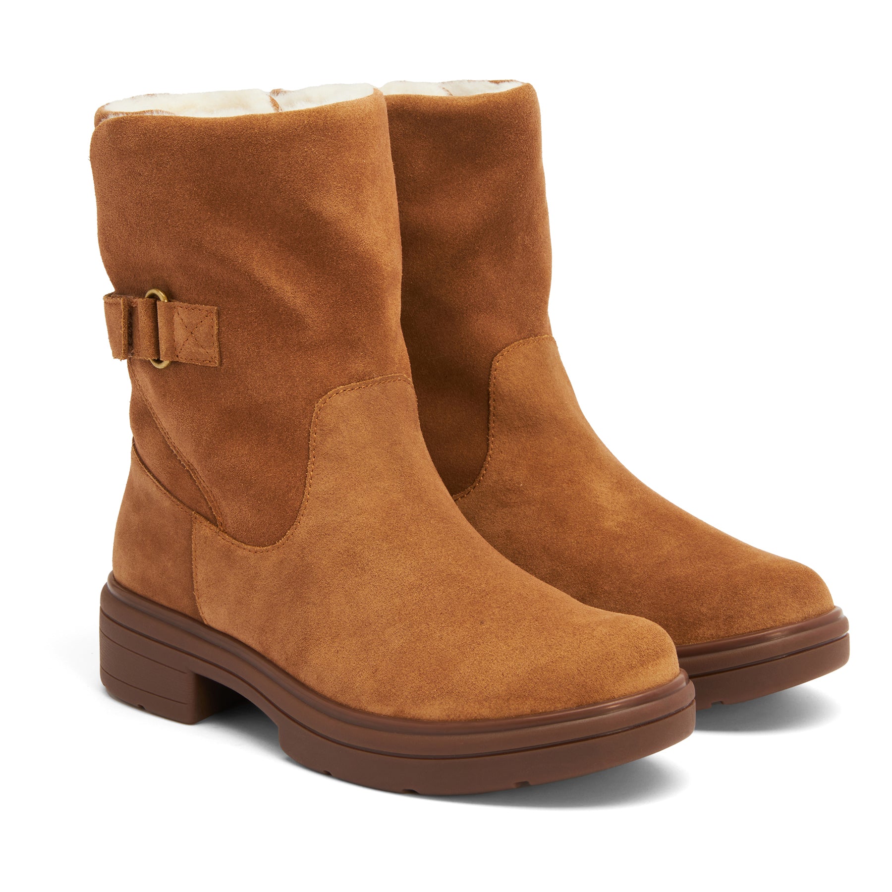 Abeo Vista Mid Boot Dark Tan - Comfortable & Stylish Hiking Boots for Outdoor Adventures & Casual Wear