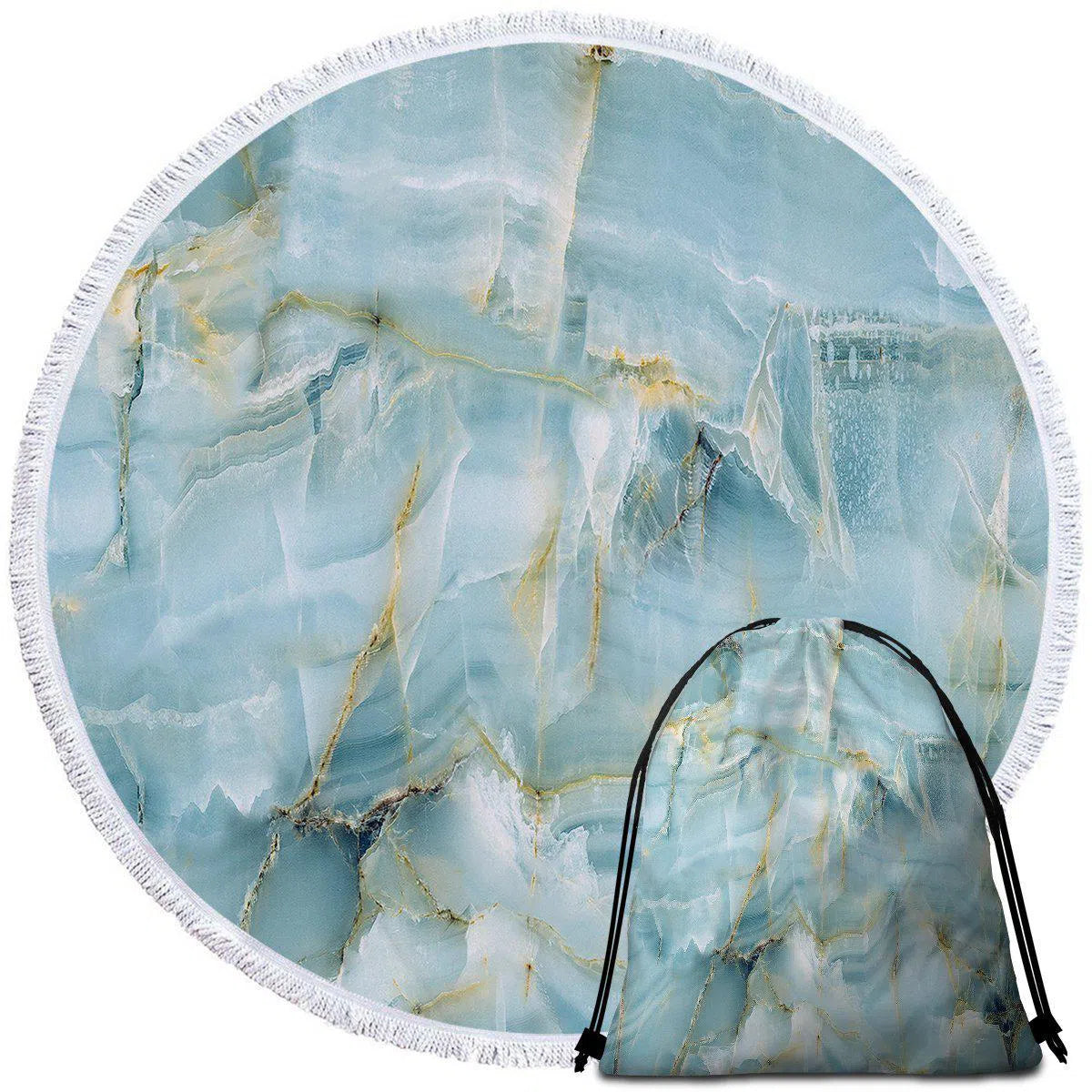 Premium Navagio Beach Towel with Matching Backpack Set - Quick-Dry, Sand-Free, Lightweight for Travel, Pool, and Beach Vacations | Perfect for Summer Getaways, Picnics, and Outdoor Adventures