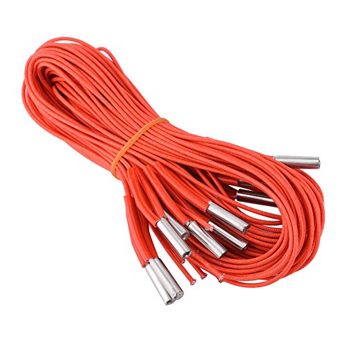 12V 40W Ceramic Cartridge Heater - 10 PCS/Set High-Temperature Resistant Heating Element for 3D Printers | Perfect for Nozzle Heating, DIY Repairs & Industrial Applications