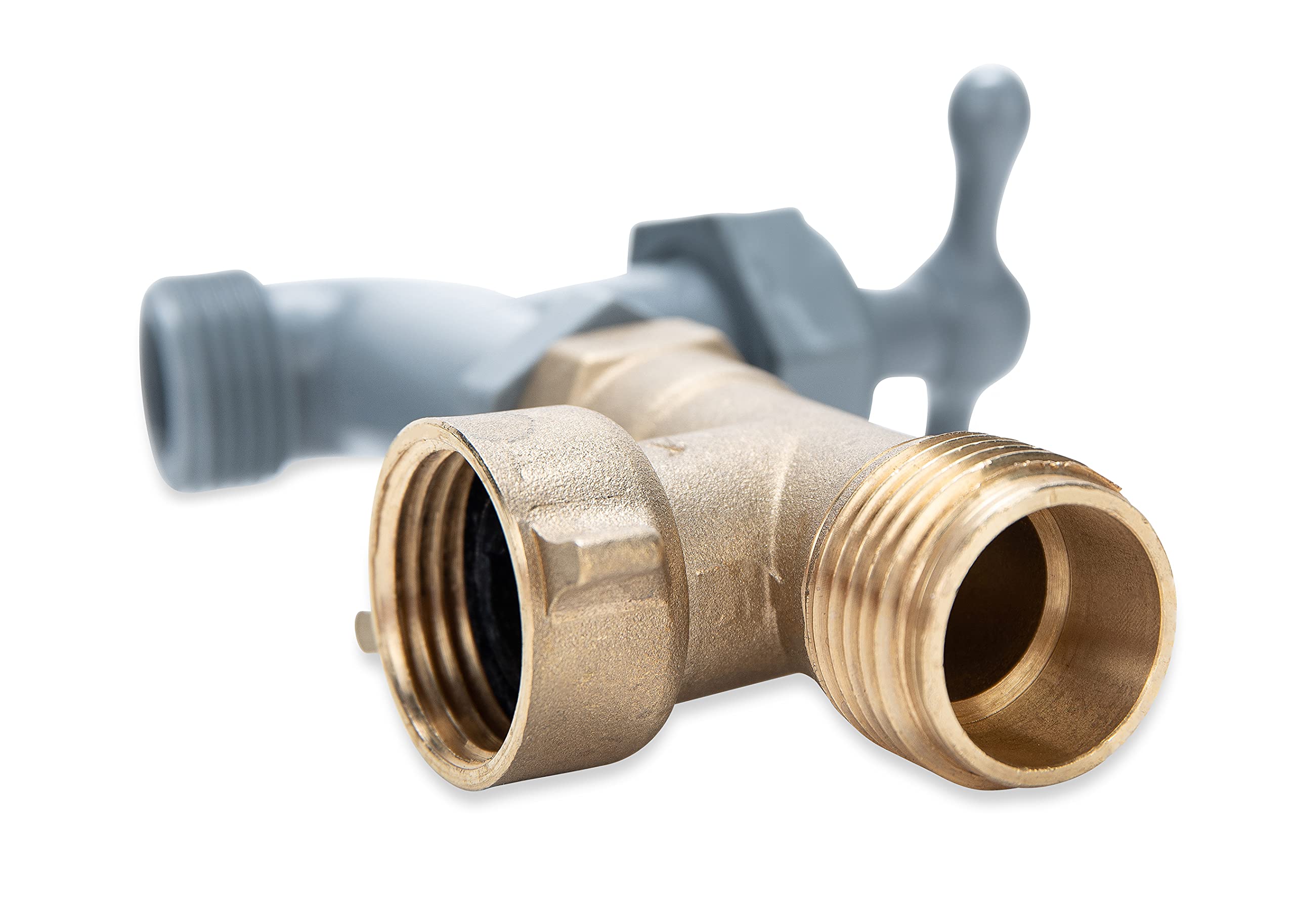 Camco 22463 90-Degree RV Water Faucet - Lightweight Outdoor Water Source Adapter for RV Fresh Water Inlet | Perfect for Camping, RV Trips & Outdoor Water Access