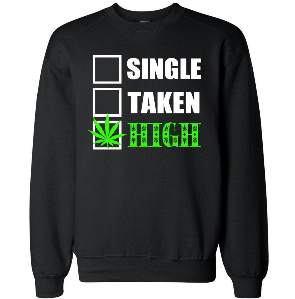 FTD Apparel Men's Single Taken High Crew Neck Sweater - Soft Casual Knit Pullover for Fall & Winter - Perfect for Dating, Office Wear and Holiday Outfits